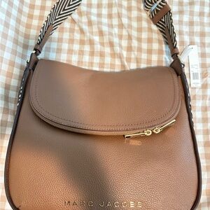 NWT Marc Jacobs Tan Leather Shoulder Bag
